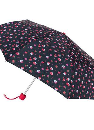 Парасолька жіноча fulton l354-041680 minilite-2 strawberry garden (полуничний сад)