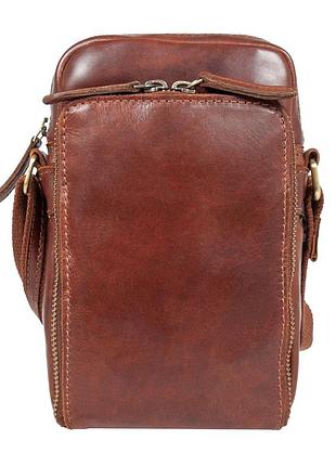 Cумка чоловіча ashwood k41 chestnut (каштановий)