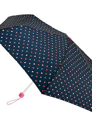 Парасолька жіноча fulton l553-041239 superslim-2 ditsy hearts (сердечки)