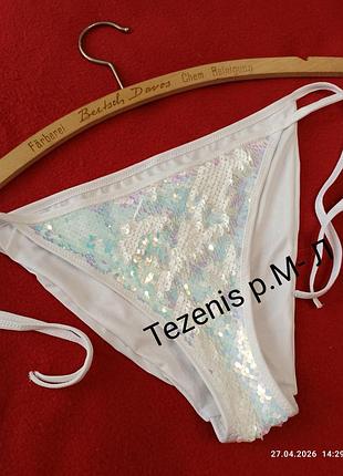 Новые плавки от купальника с паетками размер м -л , tezenis