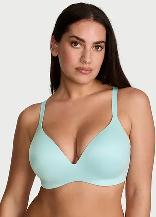 Бюстгальтер с легкой подкладкой comfort victoria ́s secret. цвет: canal blue