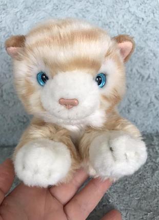 Мягкая игрушка котенка реалистичное keel toys