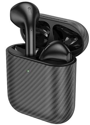 Наушники bluetooth беспроводные hoco ew41 plus с микрофоном black