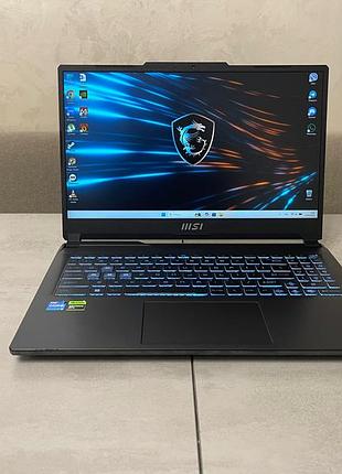 Игровой ноутбук msi cyborg 15 a12ve, 15.6 fhd ips, i5-12450h, 16gb, 512gb, geforce rtx 4050 6gb