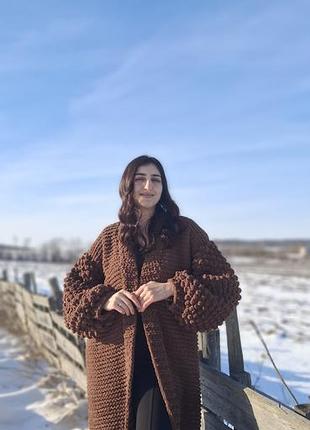 Довгий кардиган 2