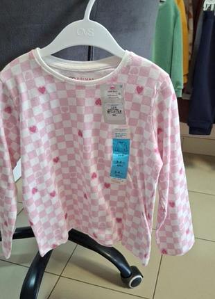 Новый детский реглан для девочек 104 размер, 3-4 года primark