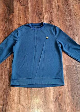 Мужская уникальная кофта свитшот lyle scott на лампасах оригинал