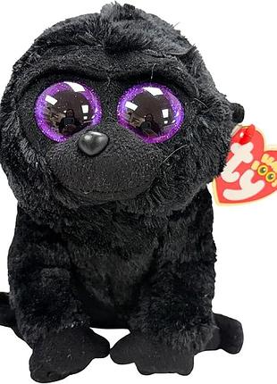 Мягкая игрушка ty beanie boos горилла джордж (george) 15 см