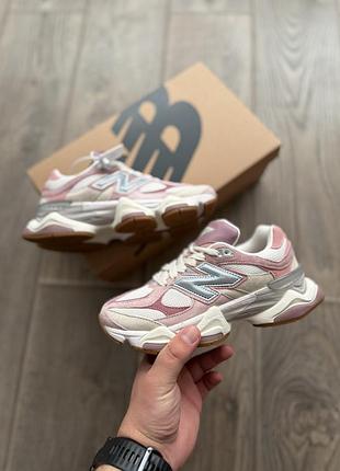 Жіночі кросівки new balance 9060 pink beige