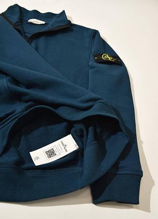 Зіп-світшот 1/3 stone island бірюзовий