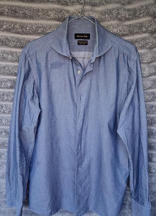 Мужская рубашка massimo dutti l
