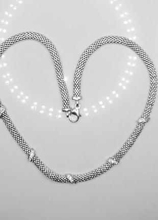 Колье цепочка серебро 925 en chriso jewellery греция 41см 10,29гр