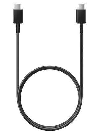 Кабель samsung type-c - type-c pd160w (8a) 1м для швидкої зарядки super fast charge і передачі даних black