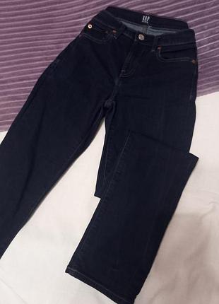Джинси gap straight classic 26 (s-m) оригінал темно-сині