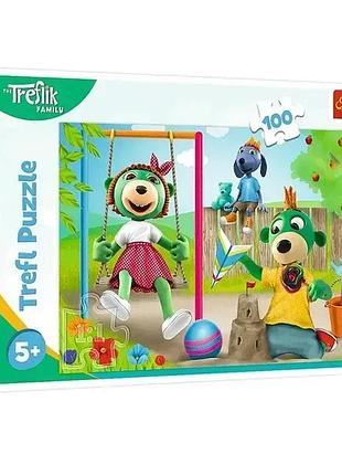 Пазл trefl the treflik family смішні трефліки 100 елементів (5900511164220)