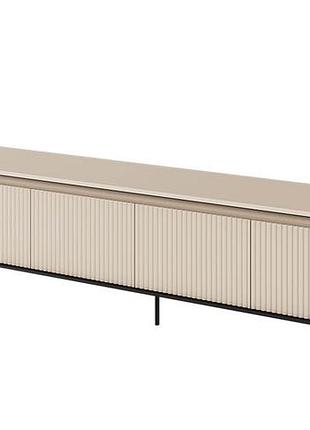 Тумба тb 4-дв trend tr-06 с подсветкой бежевый