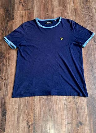 Мужская уникальная футболка lyle scott оригинал