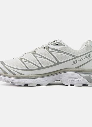 Чоловічі кросівки salomon xt-6 white lunar rock