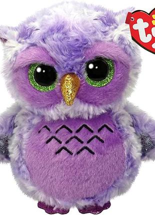 М'яка іграшка ty beanie boos сова owlivia (олівія) 15 см
