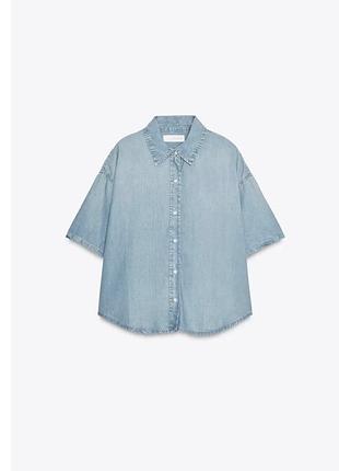 Сорочка з деніму zara 3