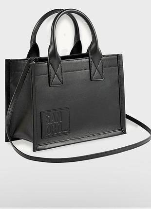Шкіряна сумка sandro, mini tote