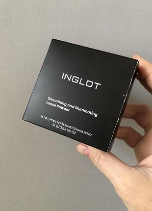 Пудра inglot разглаживающая