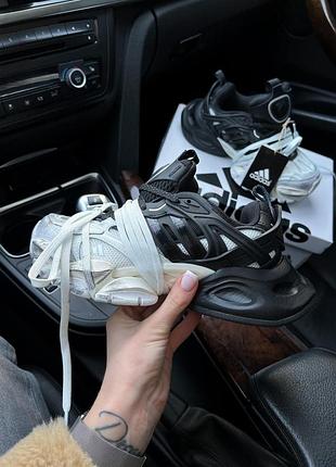 👟 кроссовки adidas vento xlg deluxe black white / наляжка bs👟