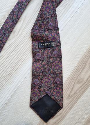 Шикарный галстук lanvin/ оригинал😍