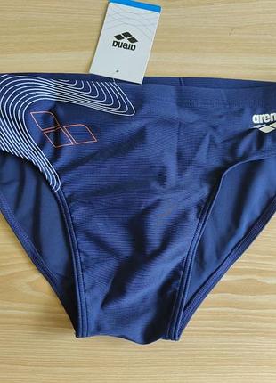 Чоловічі плавки бріфи arena m ruffle brief navy