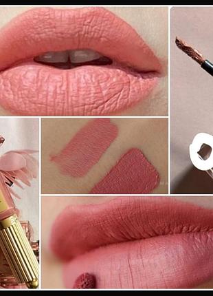Bourjois rouge velvet 06 rose матовая жидкая помада