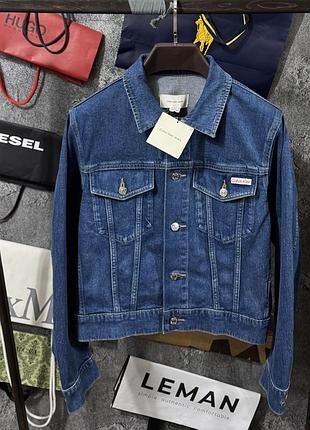 Куртка жіноча джинсова calvin klein jeans синій m
