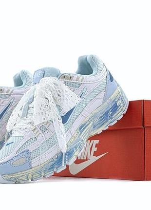 Женские стильные кроссовки nike p-6000 rideliner blue