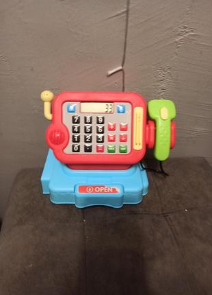 Игрушечный кассовый аппарат. со звуком