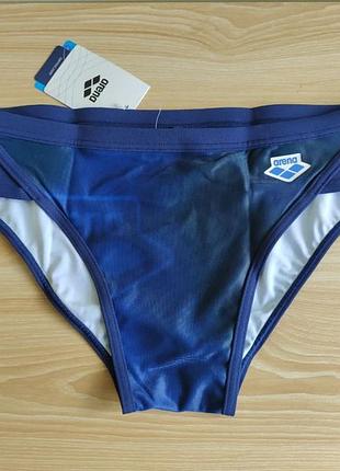 Мужские плавки брифы arena miconic brief navy-space blue multi