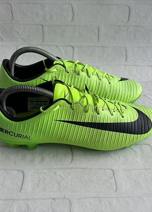 Мужские футбольные копочки найт меркуриал nike mercurial green fg size 42 размер бутсы буци копы кроссовки для футбола профи профессиональные оригинал