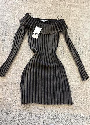 Вʼязана сукня zara