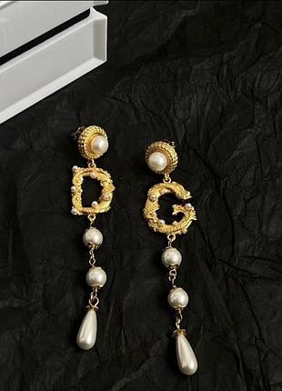 Сережки dolce gabbana