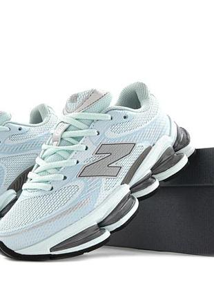 Текстильні спортивні кросівки new balance 2000 light blue pastel