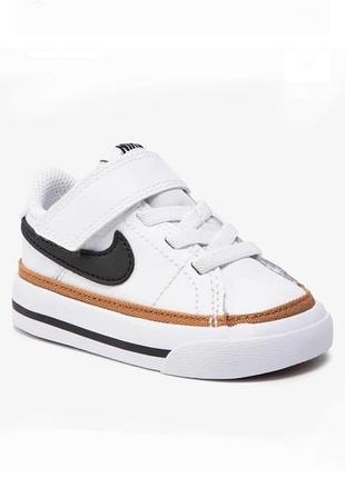 Шикарные стильные кожаные кроссовки бренда nike court legacy u9 4,5 eur 21