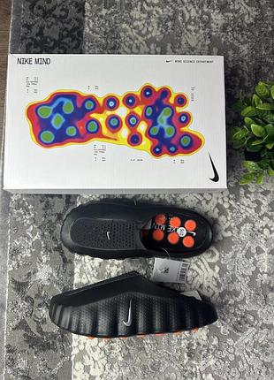 Сланці nike чорні | комфортні гумові тапки, стильні (маломірять на один розмір) 8