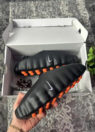 Сланці nike чорні | комфортні гумові тапки, стильні (маломірять на один розмір) 2