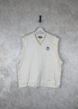 Чоловіча жилетка stüssy с v-образным в гарному стані, оригінал xl