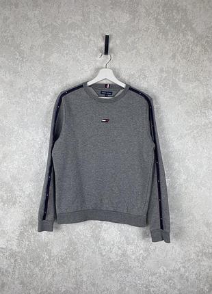 Світшот tommy hilfiger, сірий, в гарному стані, оригінал s