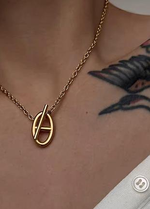 Кольє підвіска позолота 18k 7