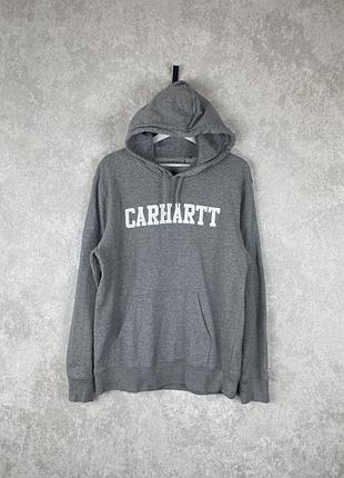 Чоловіче худі carhartt big logo в хорошому стані, оригінал m