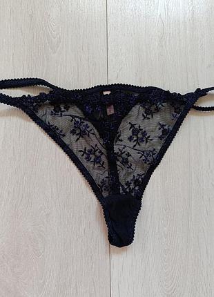 Трусики ажурные стринги кружевные бикини кружные m&amp;s xl 2xl 14 16 42 44
