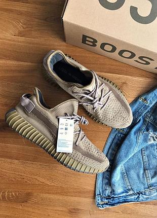👟 кроссовки adidas yeezy boost 350 v2 marsh / наложка bs👟