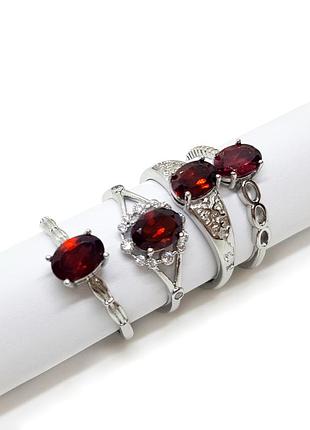 🔺❣️💍вишукане кільце з натурального гранату