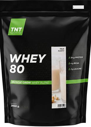Протеїн whey 80 tnt nutrition 2 кг польща без смаку