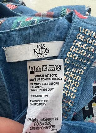 Красиве бавовняне плаття marks & spenser 6